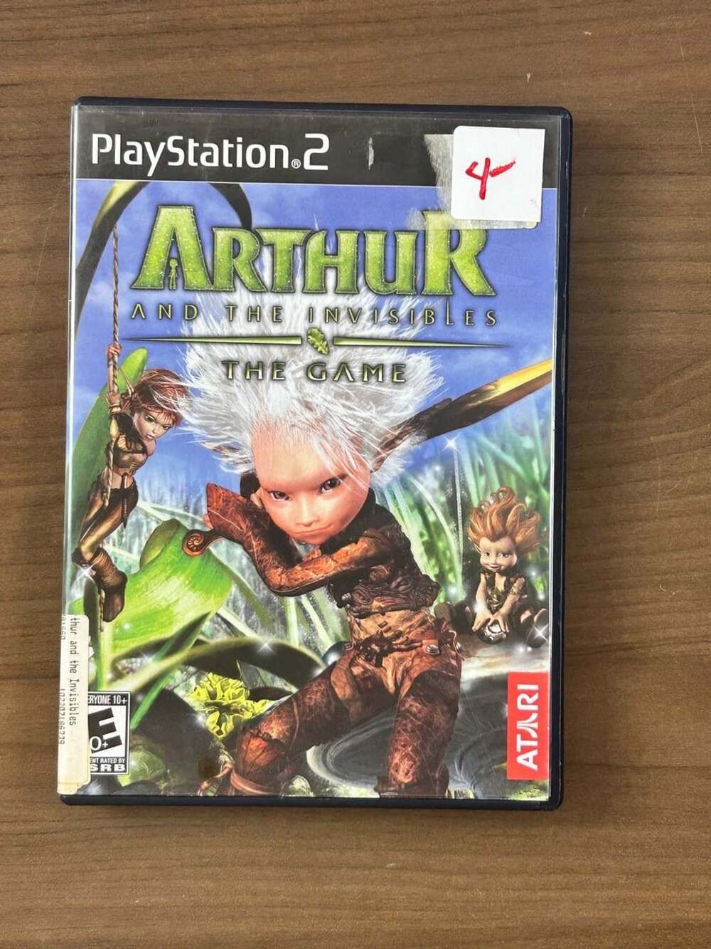 Arthur and the Invisibles The Game Sony PlayStation 2 PS2 Disc Case Manual